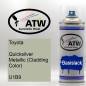 Preview: Toyota, Quicksilver Metallic (Cladding Color), U1B9: 400ml Sprühdose, von ATW Autoteile West.